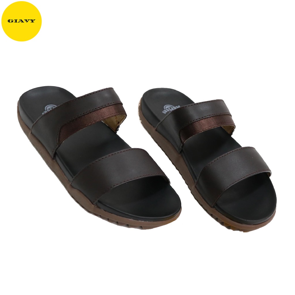 Dép da nam, dép nam thời trang đế doctor Z007 - GIÀY GIAVY