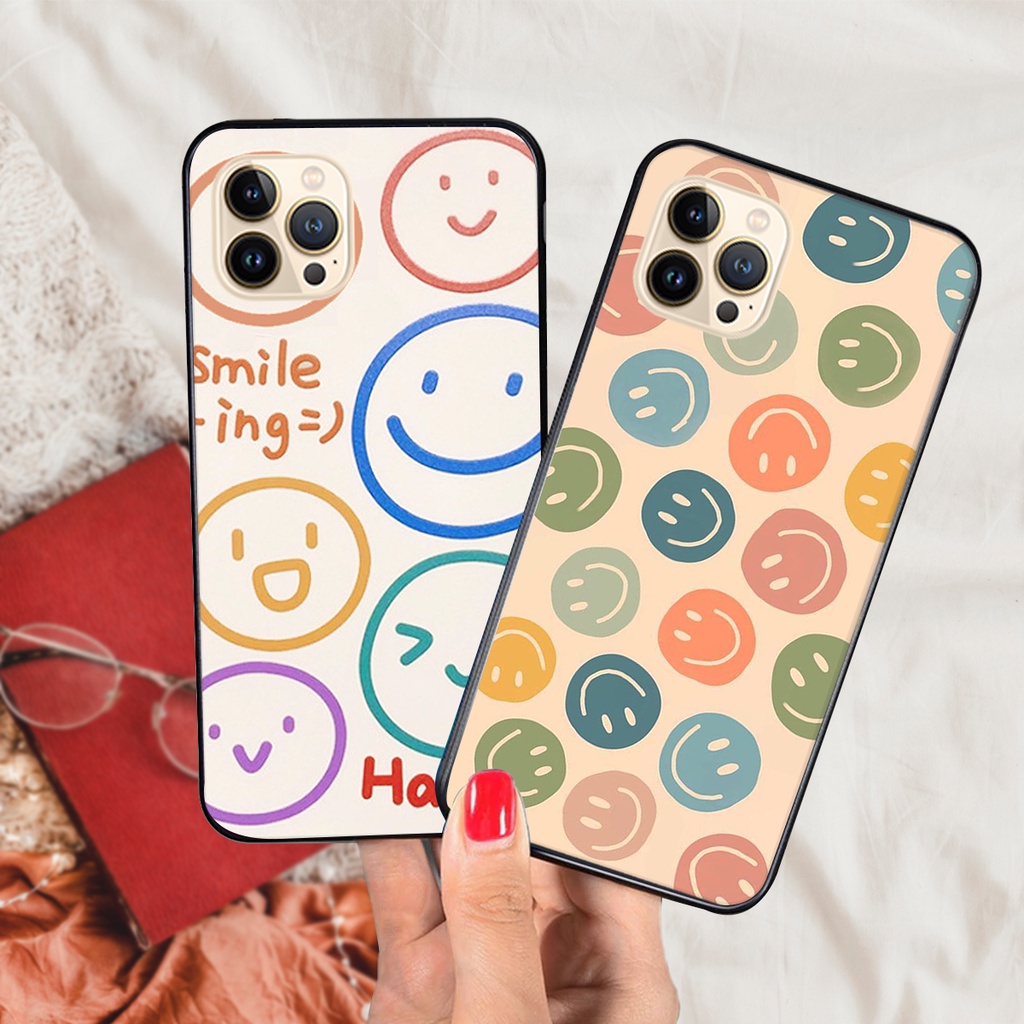 Ốp lưng Iphone 13 - Iphone 13 pro - Iphone 13 Pro Max MẶT CƯỜI smile trend cực đẹp