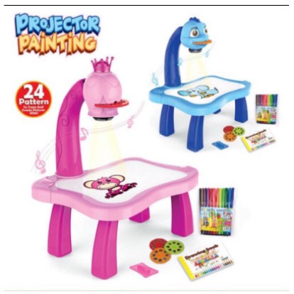 𝑭𝑹𝑬𝑬𝑺𝑯𝑰𝑷Bàn vẽ có đèn chiếu sáng thông minh cho bé, đèn vẽ tranh cho bé - có đèn