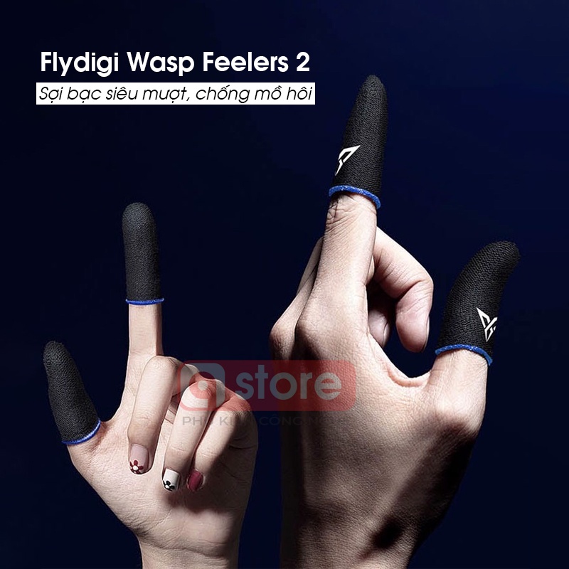 Flydigi Wasp Feelers 2 | Găng tay chơi game Freefire, PUBG, Liên Quân, Tốc Chiến, siêu mượt, chống mồ hôi (1 Đôi)