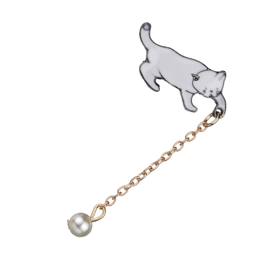 Ghim Cài Áo Hình Chú Mèo Dễ Thương Cho Nữ