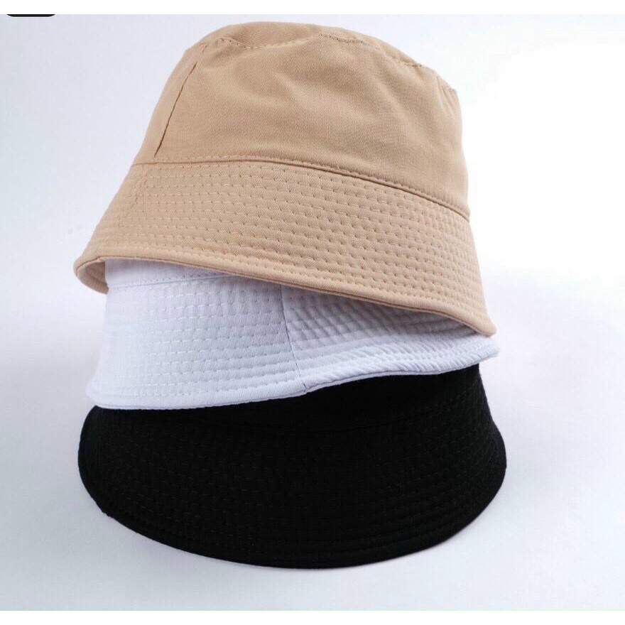 Nón bucket trơn - Nón tai bèo vành cụp trơn nhiều màu sắc Ulzzang form unisex nam nữ 204