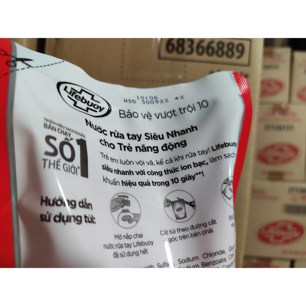 [Hoả Tốc] LIFEBUOY NƯỚC RỬA TAY DẠNG TÚI 450G đỏ Bảo Vệ Vượt Trội 450 g