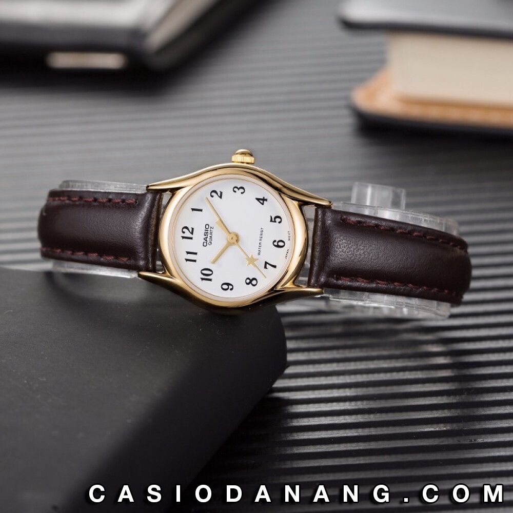 Đồng hồ nữ dây da Casio chính hãng Anh Khuê LTP-1094Q-7B4RDF (23mm)