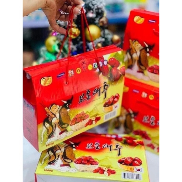 [BEANNA] Táo đỏ hàn quốc Bouen jujube hộp 1kg | BigBuy360 - bigbuy360.vn