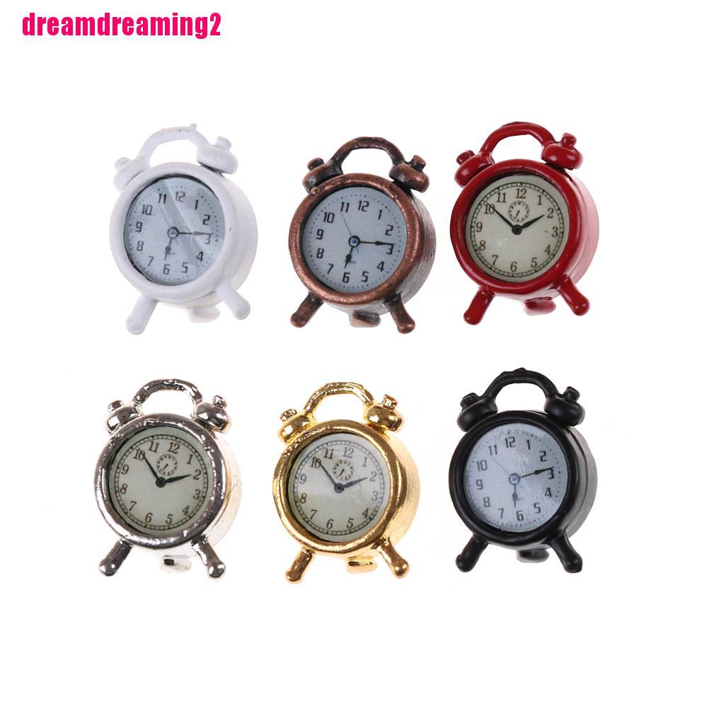 Đồng Hồ Báo Thức Tỉ Lệ 1 / 12 Trang Trí Nhà Búp Bê