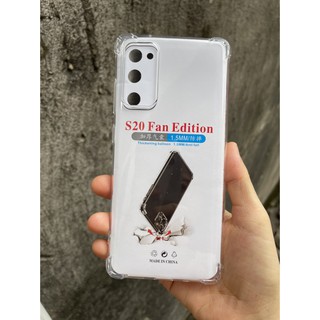 Ốp Lưng Samsung Galaxy S20 FE dẻo trong suốt bảo vệ chống sốc 4 góc