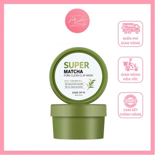 Mặt Nạ Đất Sét Trà xanh Some By Mi Super Matcha Pore Clean Clay Mask