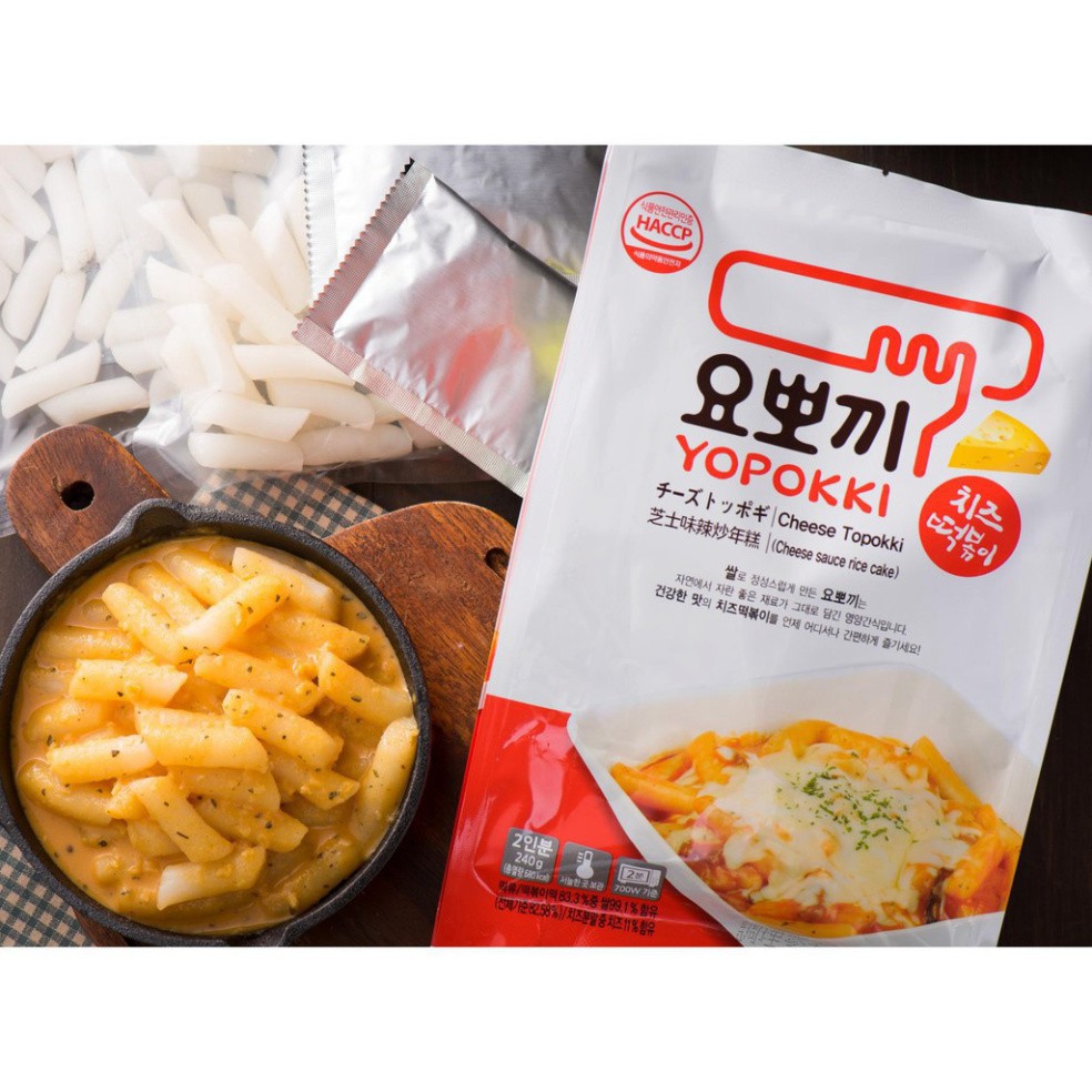 Bánh gạo Hàn Quốc Yopokki Topokki gói 140gr | BigBuy360 - bigbuy360.vn