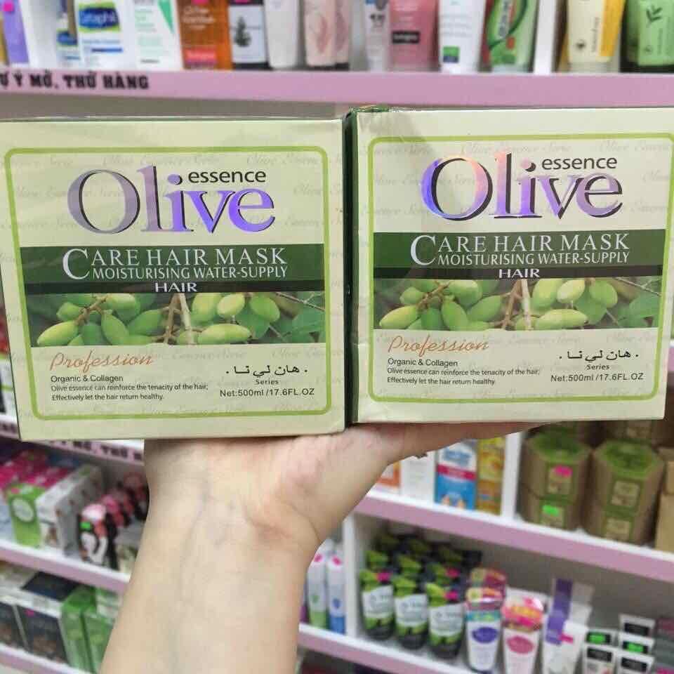 Kem Hấp Dầu lạnh Olive essence Care Hair Mask mặt nạ tóc - kem Ủ Tóc - HX1203