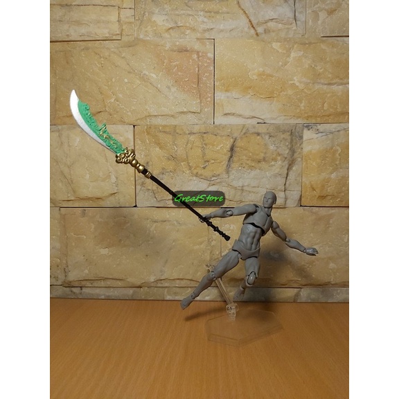 Mô hình tỉ lệ 1:12 Thanh Long Đao 18cm dùng cho mô hình tỉ lệ 1:12
