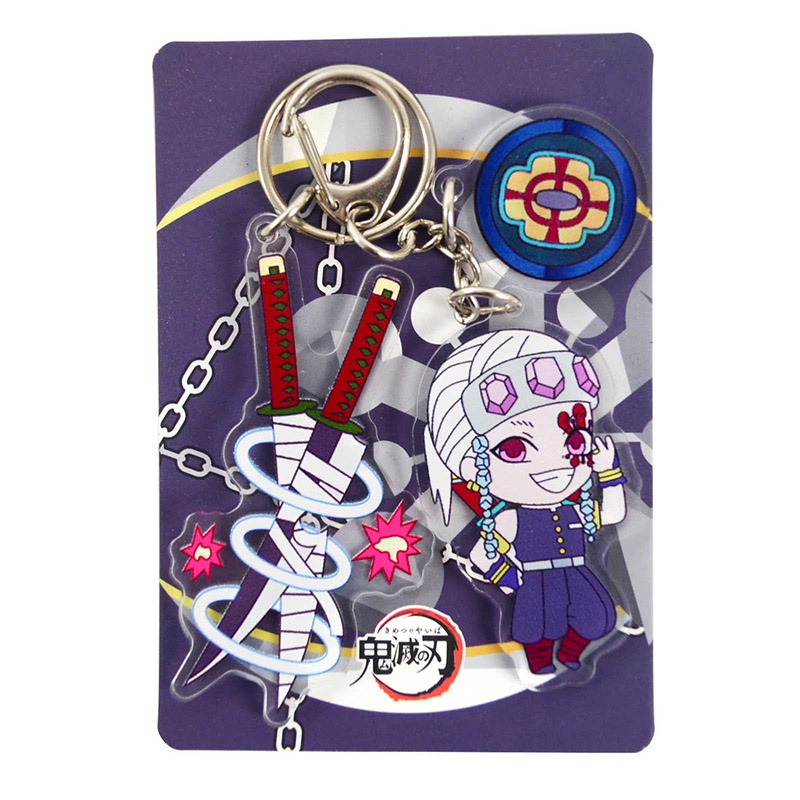 Tmdbyx Móc Khóa Nhựa Acrylic Hình Thanh Kiếm Kimetsu No Yaiba