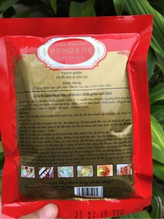 Bột ớt Kim chi Hàn quốc gói 100gr