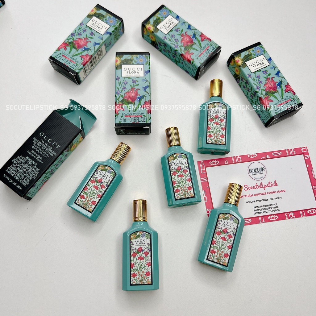 Nước Hoa Mini Nữ Gu Xì Flora Gorgeous Jasmine EDP 5ml