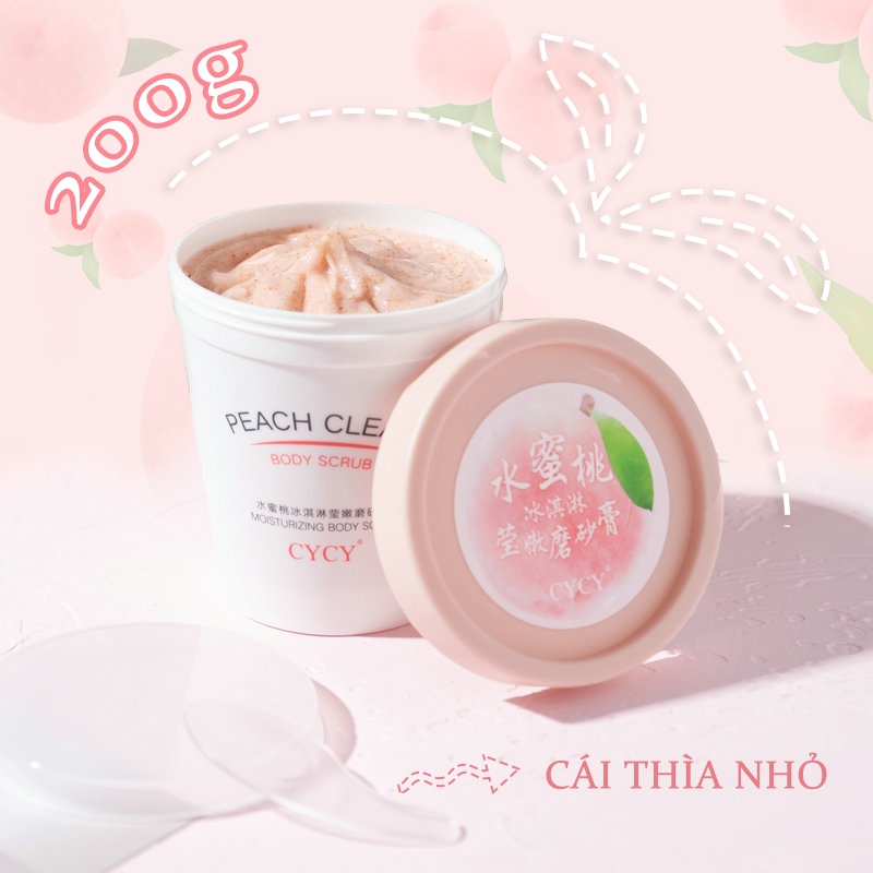 Kem đào tẩy tế bào chết có thể làm sạch,dưỡng ẩm, tẩy tế bào chết, làm sáng và loại bỏ niacinamide 200ml(KB-MSG02-200)