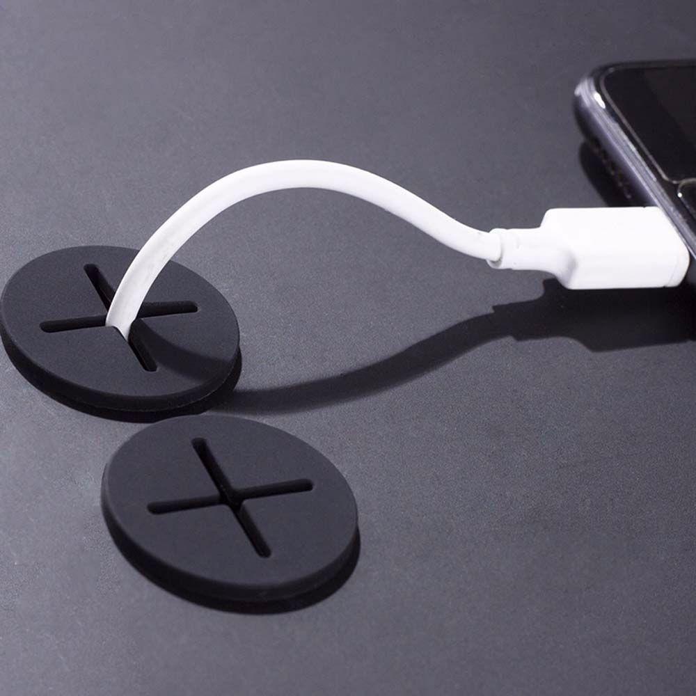 Vòng Đệm Dây Cáp / Máy Tính Bằng Silicone Hình Tròn Tiện Dụng
