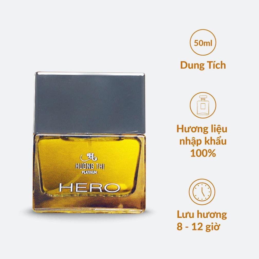 Nước hoa cao cấp dành nam giới Hương Thị Hero 50ml