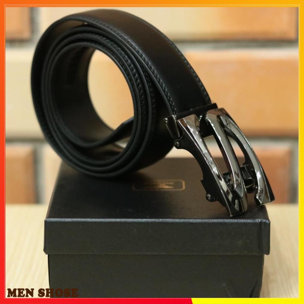 Thắt Lưng Nam Hàng Hiệu Cao Cấp Khóa Cài. Dây Lưng Nam Da  100% Nhập Khẩu Chính Hãng GC305