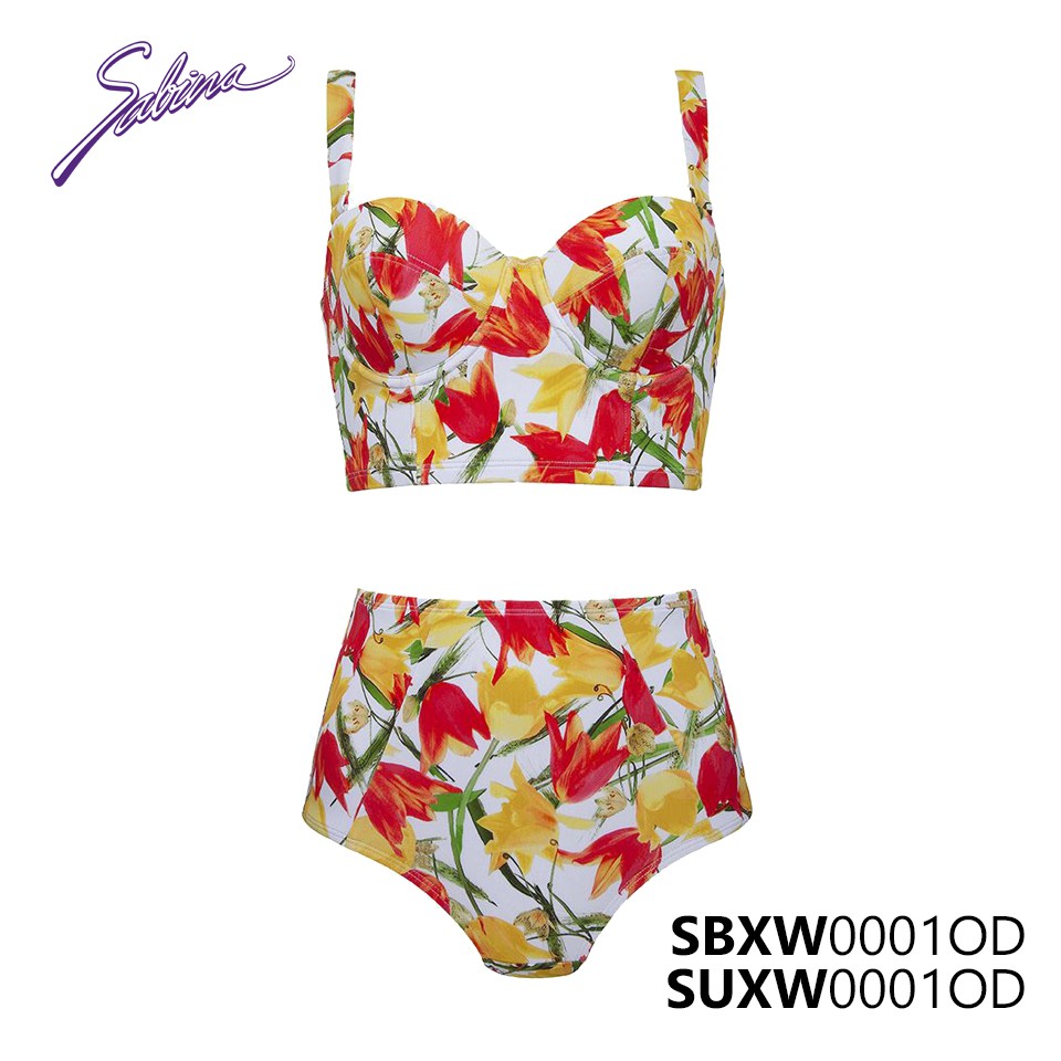 Set Đồ Bơi Bikini Cao Cấp Hoa Văn Swimwear By Sabina SBXW0001OD+SUXW0001OD | WebRaoVat - webraovat.net.vn