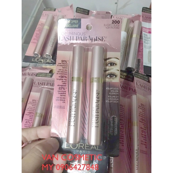 CẶP MASCRA LÓT DÀY & MASCARA LORE