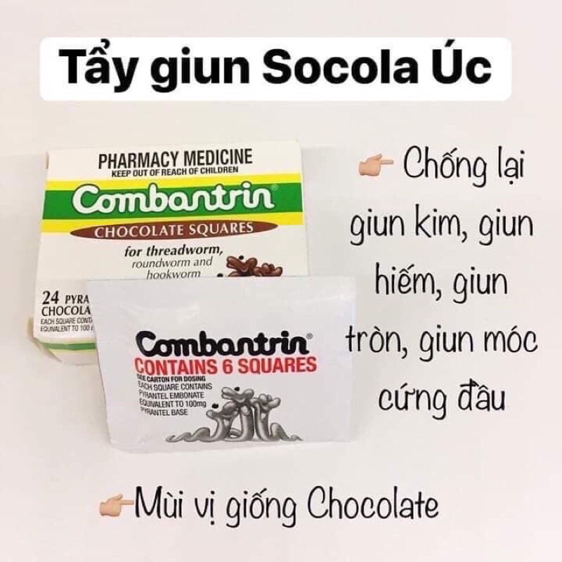 Ô tay giun socola Úc cho bé trên 1 tuổi