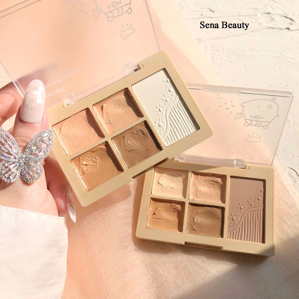 Bảng 5 Ô Che Khuyết Điểm và Tạo Khối Bắt Sáng Be Beautiful Everyday Của Sweet Mint