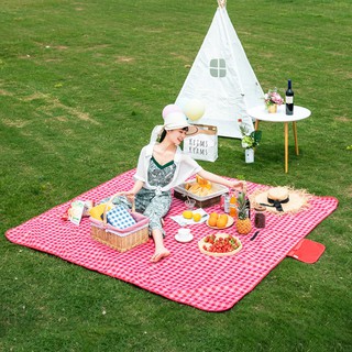 Thảm Cắm Trại Thảm Dã Ngoại Picnic Chống Thấm Màu Ngẫu Nhiên