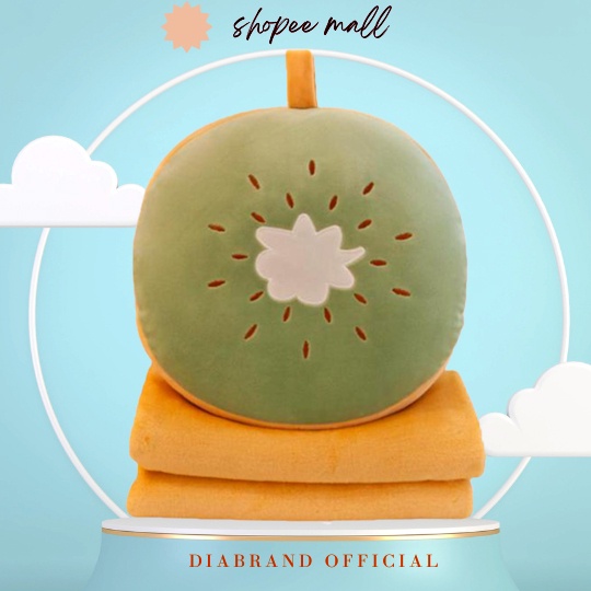 Gấu Bông Trang Trí Trái Kiwi Có Mền - Diabrand