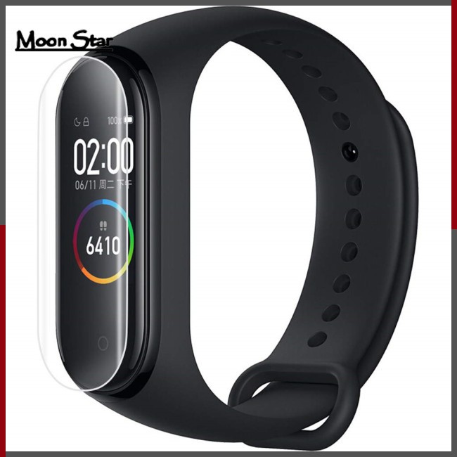 MS Shop For Xiaomi Mi Band 4 LCD Film TPU Full Cover Screen Protector Film Transparent SmartWatch Film