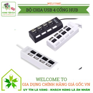 Bộ chia usb 4 cổng hub tốc độ cao trung tâm 2.0usb