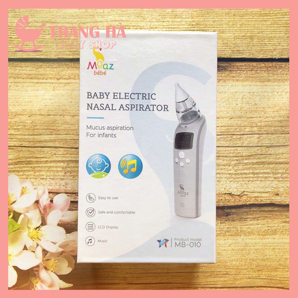 Máy Hút Mũi Điện Tử Đa Năng Cho Bé MOAZ BEBE MB-010 Bảo Hành Chính Hãng 12 Tháng Lỗi 1 Đổi 1