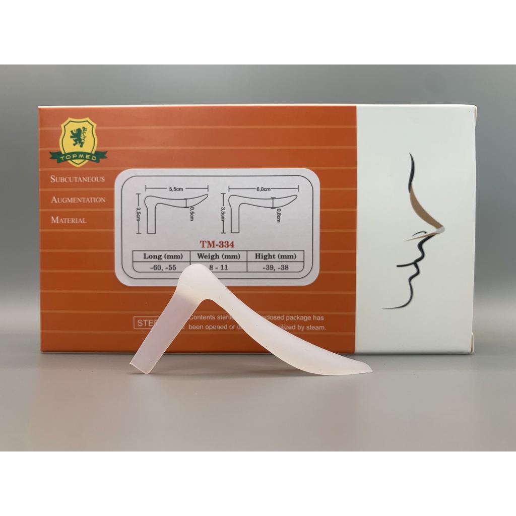 Mẫu BR 04 Sụn Mũi Silicon Đúc - Xuất Xứ Hàn Quốc  - 60 x 34 x