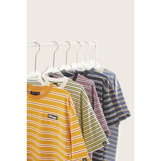 Áo Basic Tee (ver. sọc) (6 màu)
