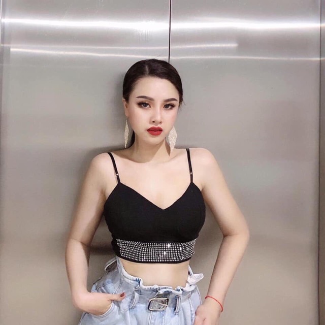 Áo bra đính đá