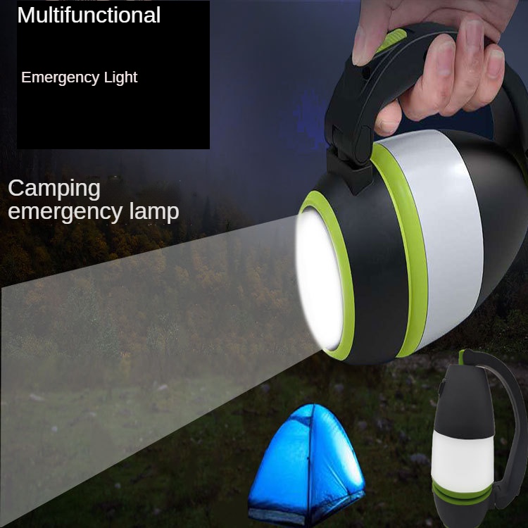 Đèn Pin Tích Điện, Đèn Bàn Học Có Chức Năng Sạc Dự Phòng - Đèn Du Lịch, Cắm Trại, Đèn Bàn