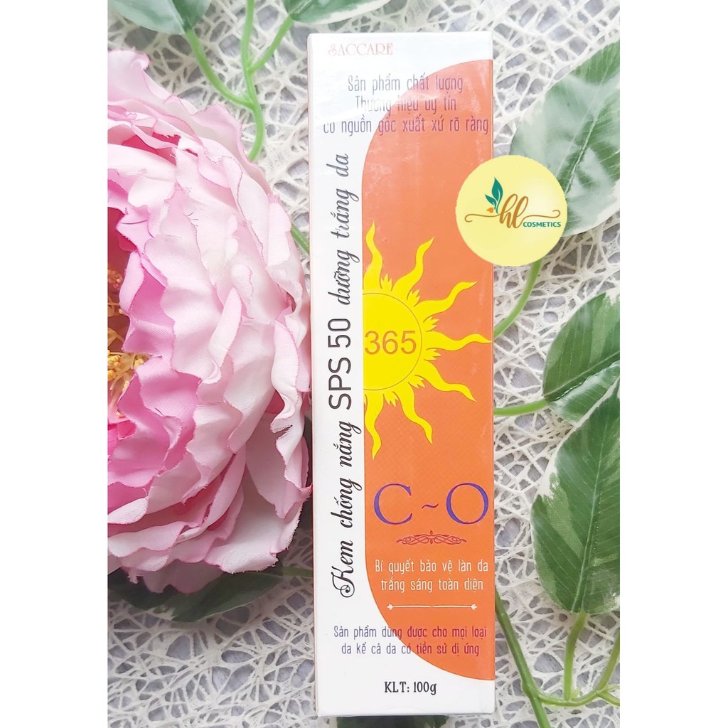 Kem Chống Nắng Dưỡng Trắng Da SPF50++ C-O 100g