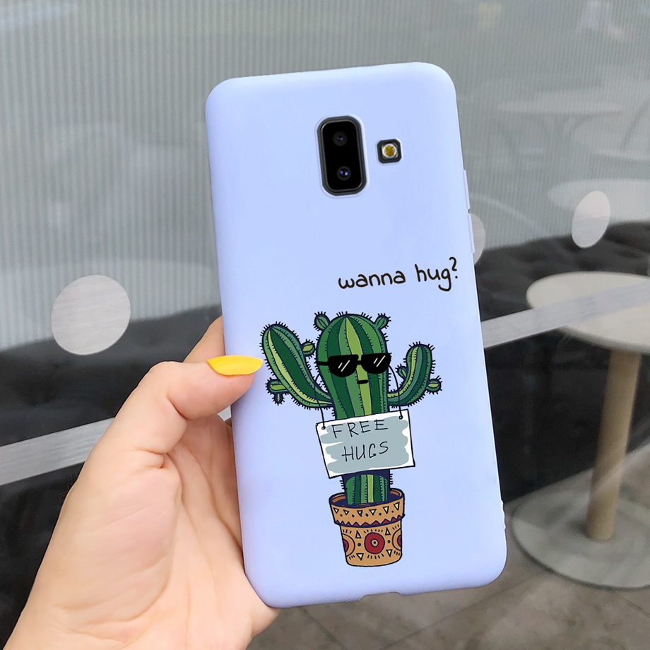 Ốp Điện Thoại TPU Dẻo In Họa Tiết Độc Đáo Thời Trang Cho Samsung Galaxy j6+ j6 plus Samsung SM-J610G SamsungJ 6+ 2018