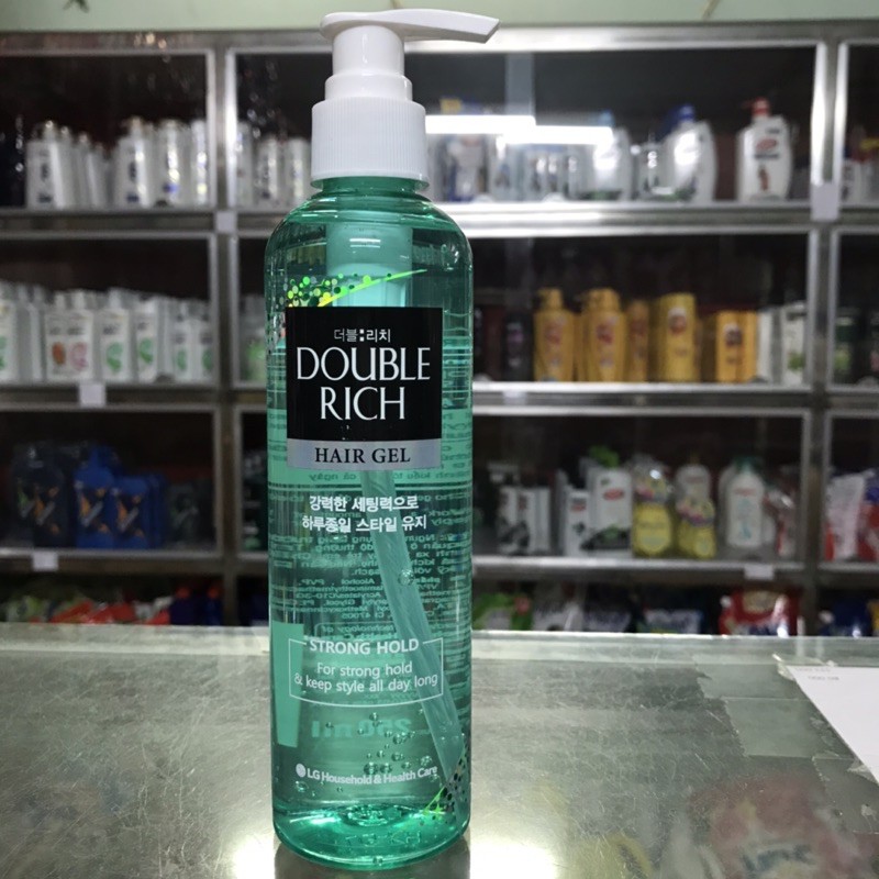 GEL TẠO KIỂU &amp; GIỮ NẾP DOUBLE RICH 250ml