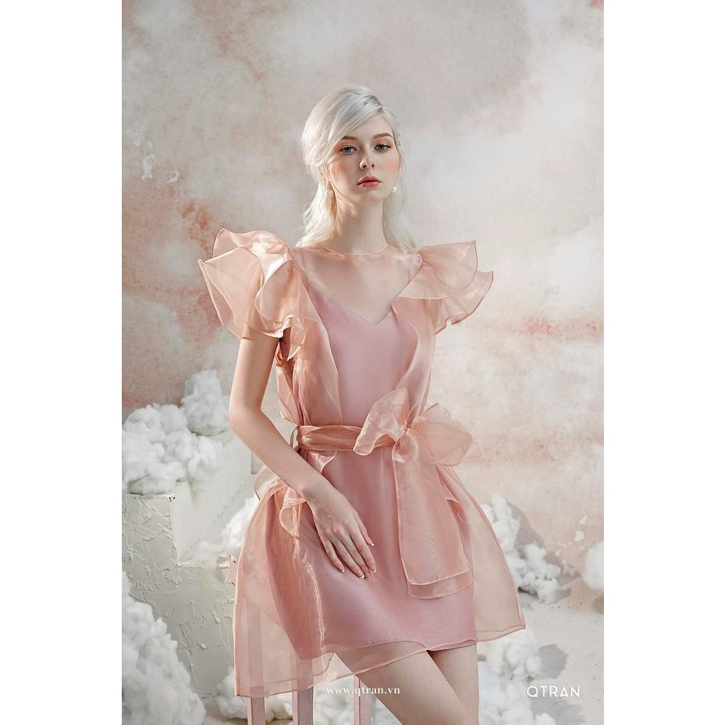 Vải voan kính, kiếng mỹ, tơ nhũ, xốp phồng làm hoa, background sinh nhật, phông nền tông màu da, nude, be