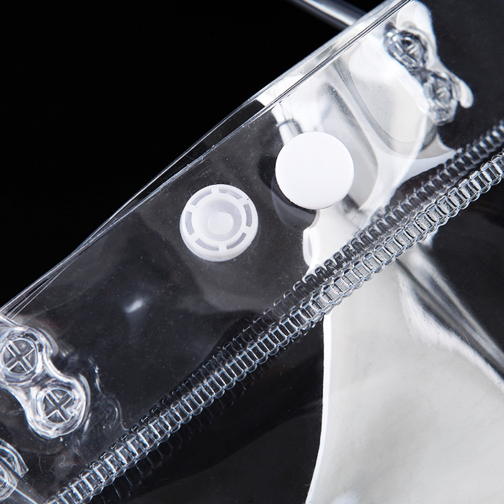 Túi Đựng Quà Trong Suốt Bằng Nhựa PVC Có Tay Cầm Và Nút Cài Và Tái Sử Dụng Được