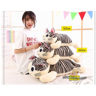 Mèo chi mềm mặt kem ( chất nhung nước cực xịn)
