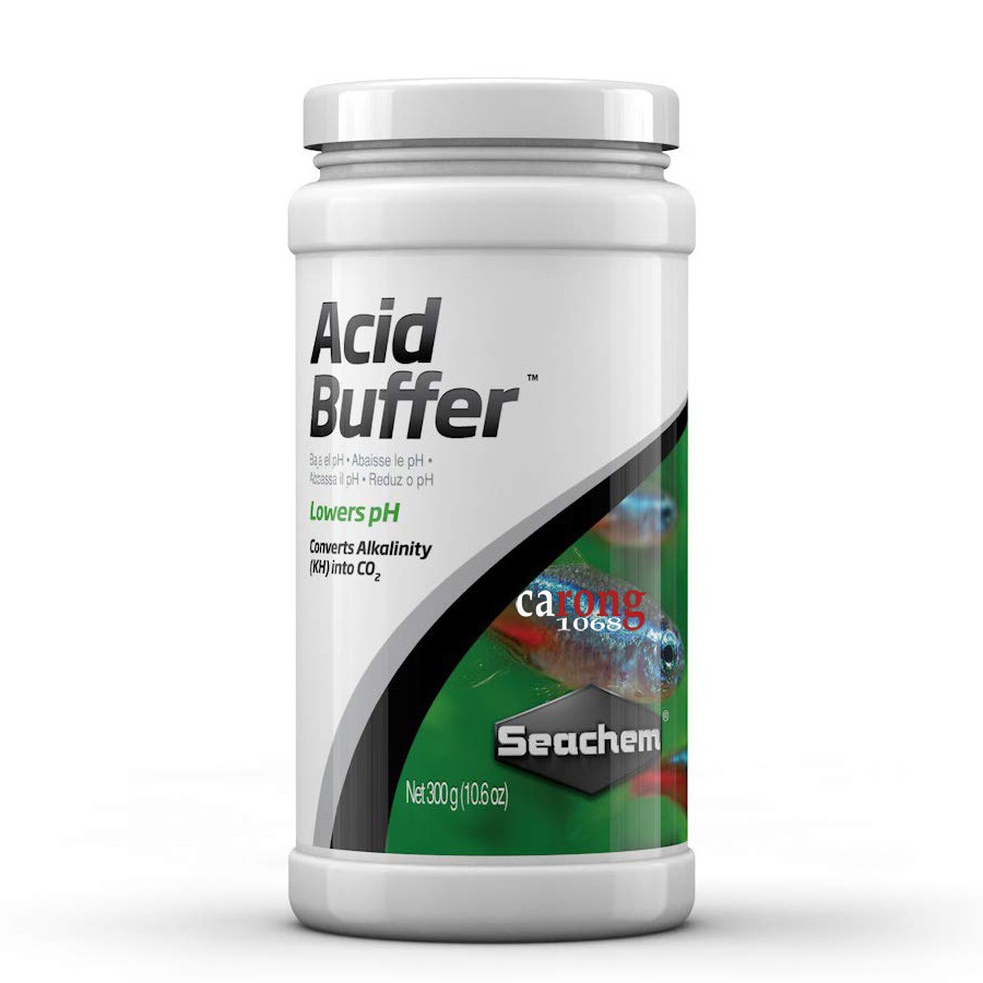 Làm giảm pH và ổn định trong pH trong khoảng 5.0 - 8.0 Seachem Acid Buffer 300g