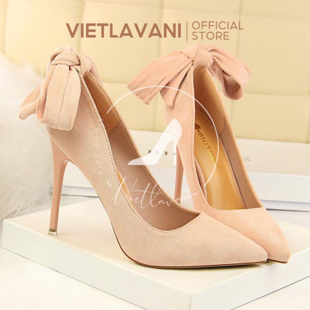 Giày Cao Gót Sang Chảnh Buộc Nơ Mã HG_C35