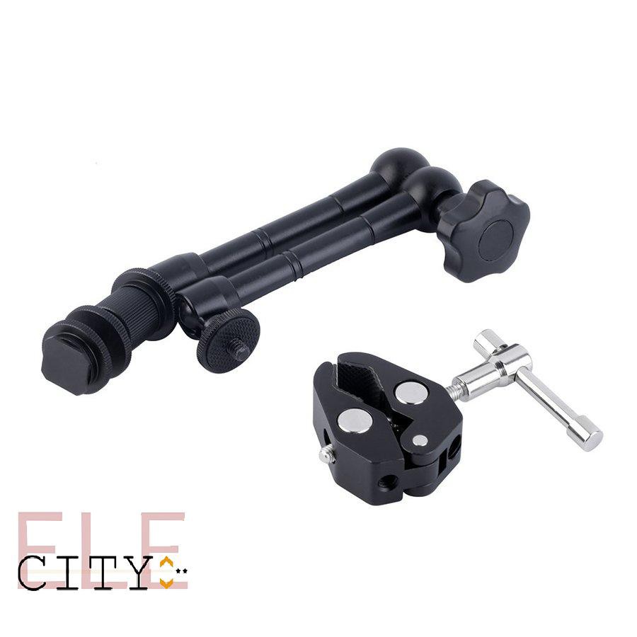 Cánh tay ma thuật 11&quot; + kẹp càng cua siêu chắc cho màn hình máy ảnh