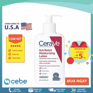 Kem dưỡng trị ngứa CeraVe Itch Relief Moisturizing Lotion