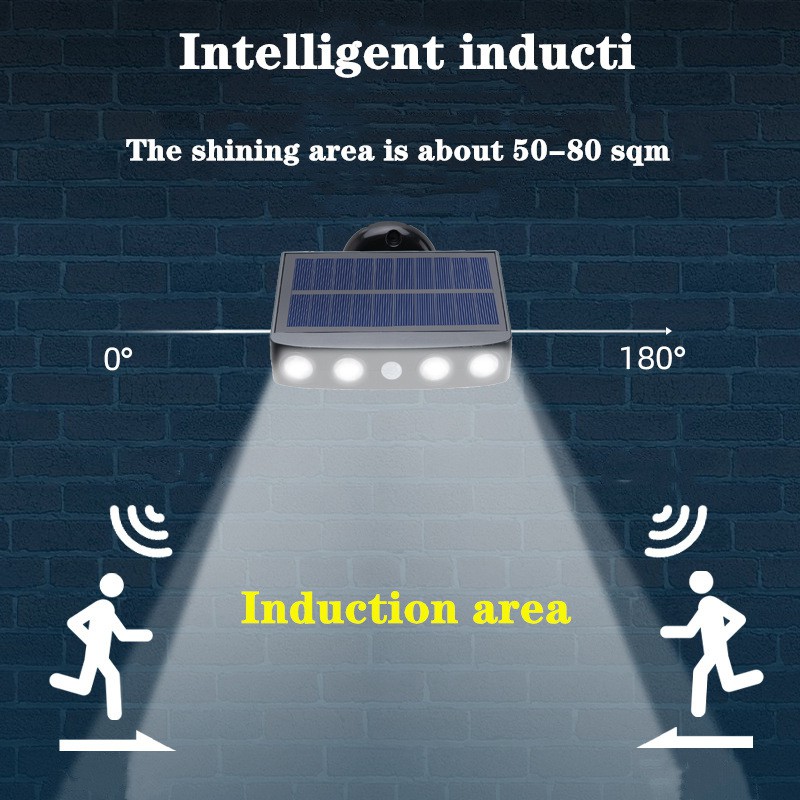 Đèn led năng lượng mặt trời cảm biến thông minh có điều khiển