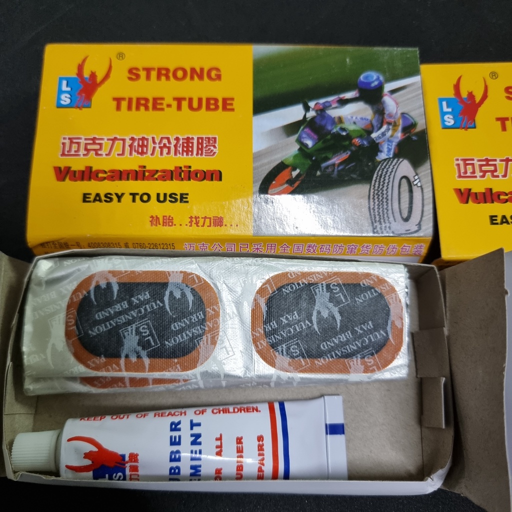 Bộ vá vỏ xe máy  có ruột