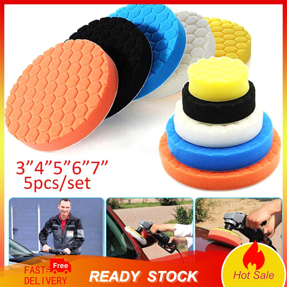 ✔Bộ 5 Miếng XốP RửA Xe Tự ĐộNg DàNh Cho Xe Hơi 3 / 4 / 5 / 6 / 7inch