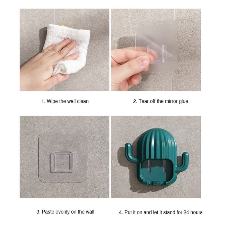 Giá Để Bàn Chải Đánh Răng Hình Cây Xương Rồng