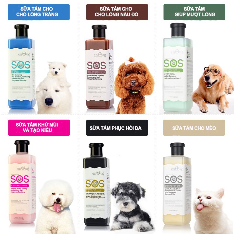 Sữa tắm SOS siêu rẻ cho chó mèo